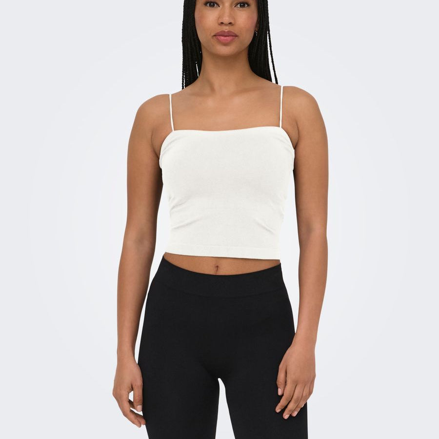 ONLBELLA SEAMLESS PADDED CROP TOP ACC