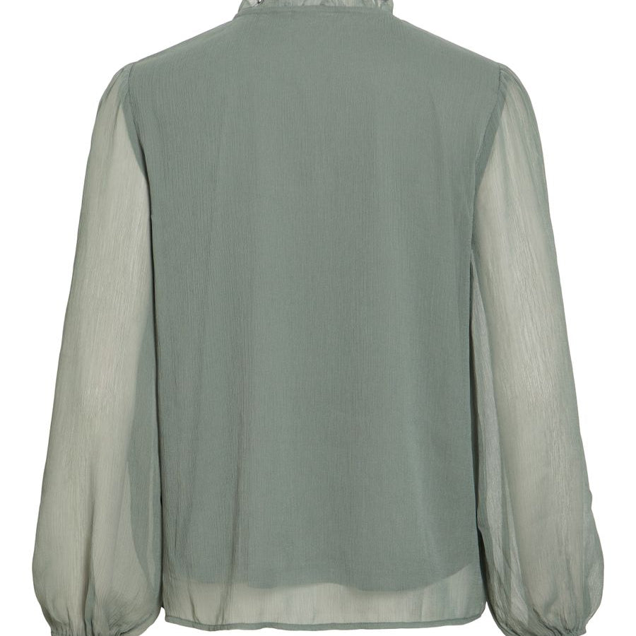 VIFALIA V-NECK TIE L/S TOP