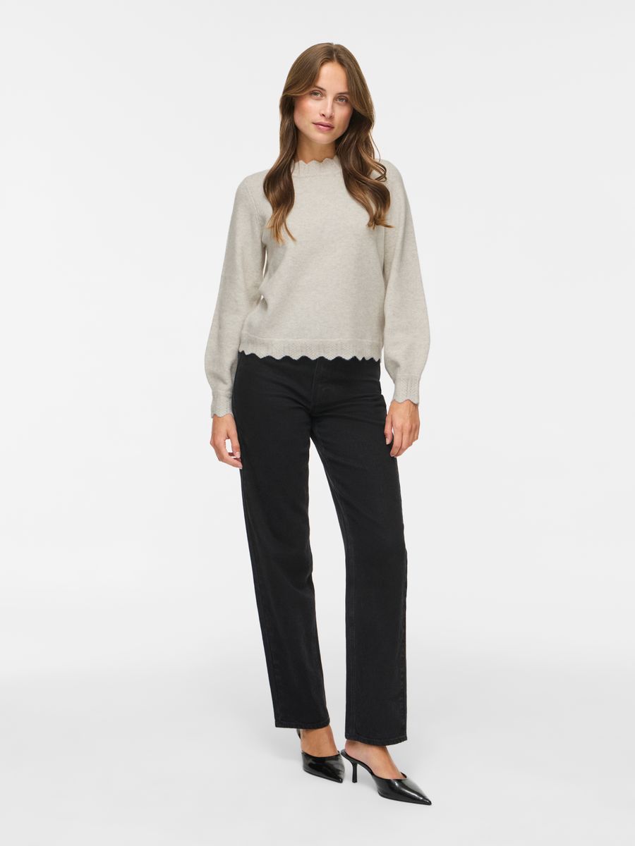VINIKOLINA O-NECK L/S KNIT TOP - NO