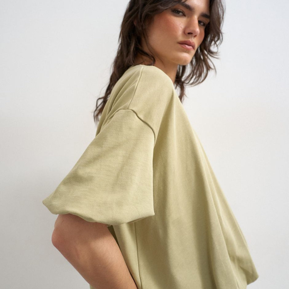 TSMANDY BUBBLE HEM TEE JRS