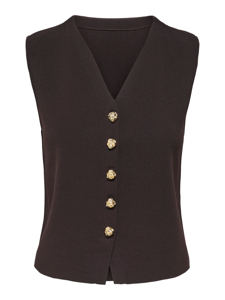 JDYASTRA S/L BUTTON VEST KNT NOOS