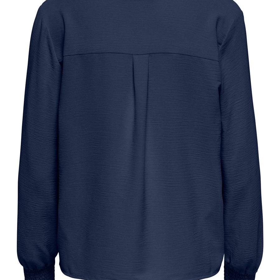 ONLMETTE V-NECK LS SMOCK TOP NOOS WVN