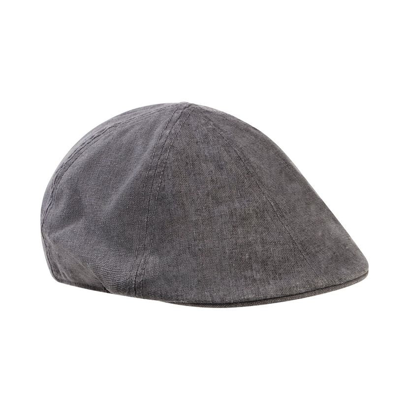 Flat Cap aus Leinen-Mix