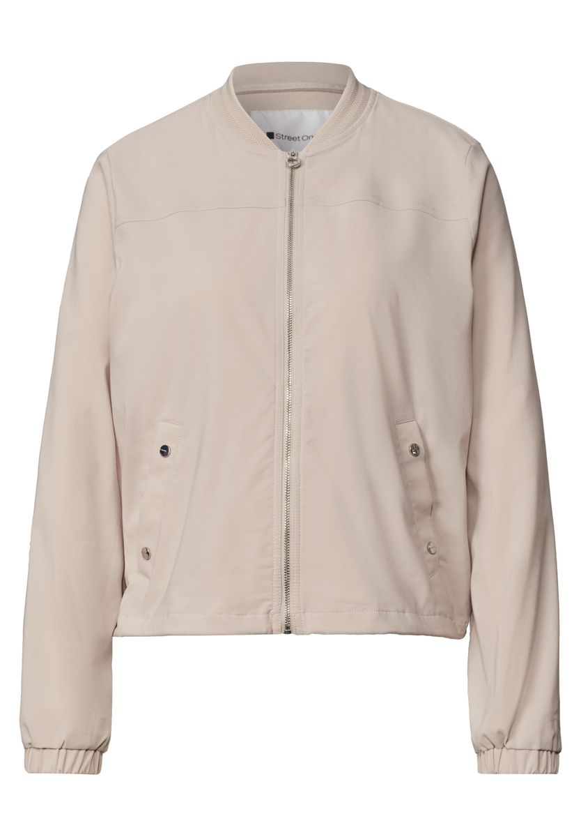 Langarm Blouson mit Zipper