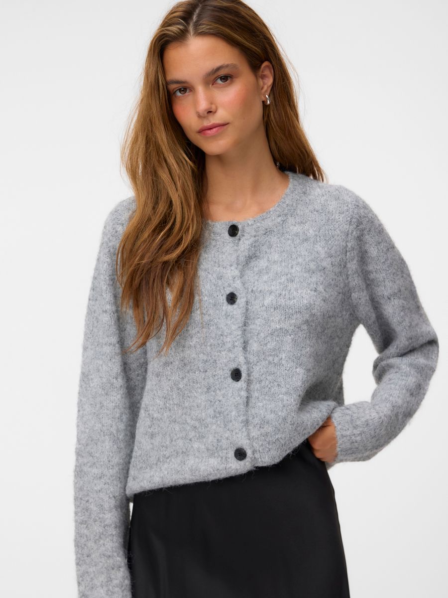 VMNOVAH LS O-NECK BUTTON CARDI GA N
