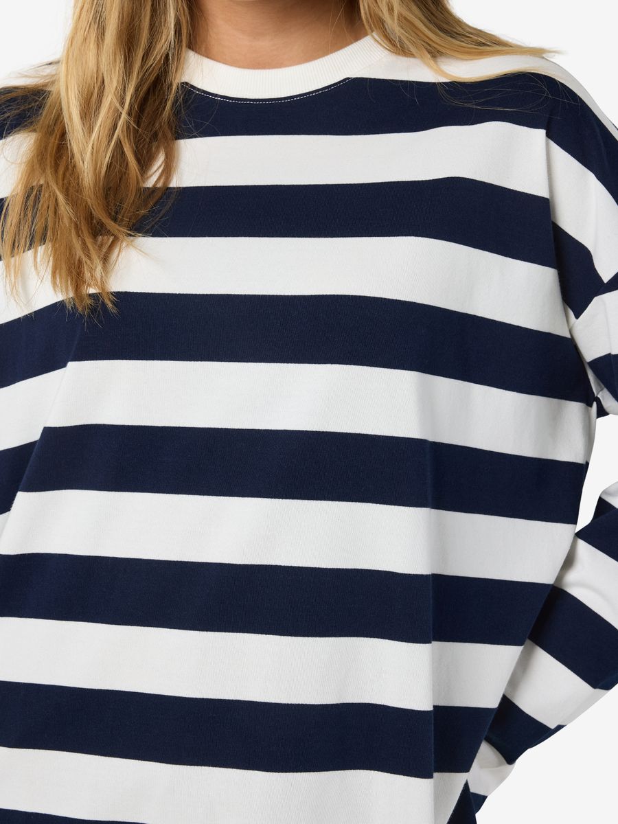 NMEMBER L/S STRIPE SWEAT NOOS