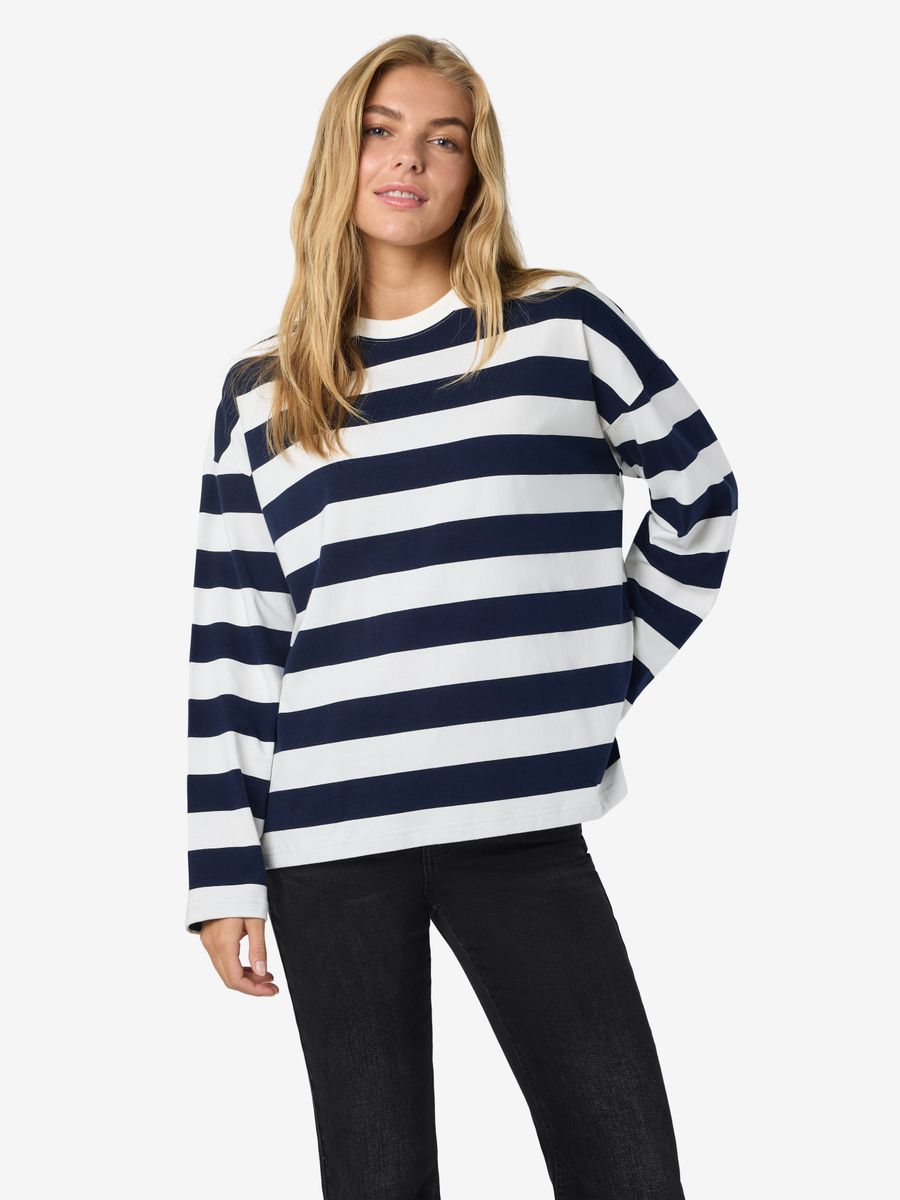 NMEMBER L/S STRIPE SWEAT NOOS