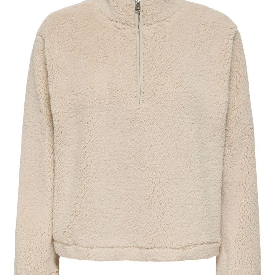 ONLNEW DALLAS L/S HIGHNECK ZIP SWT NOOS