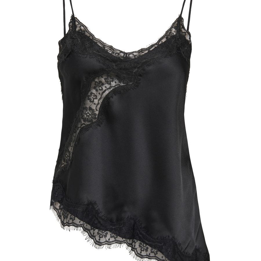 JDYFIFI S/L ASYM LACE SINGLET WVN NOOS