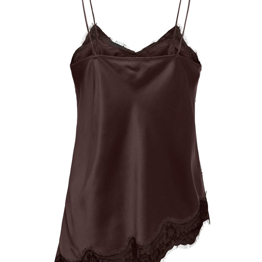 JDYFIFI S/L ASYM LACE SINGLET WVN NOOS