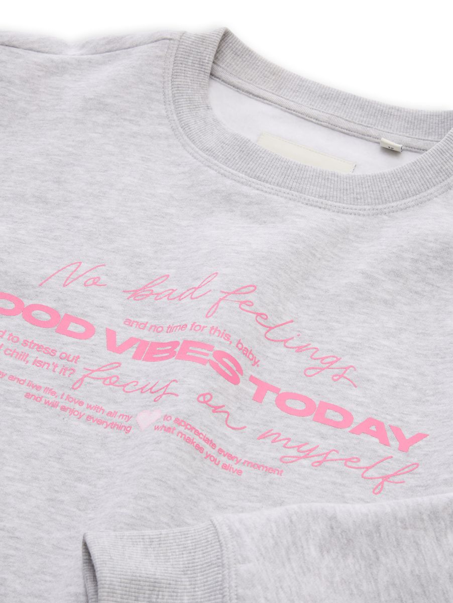 Sweatshirt mit Schriftzug