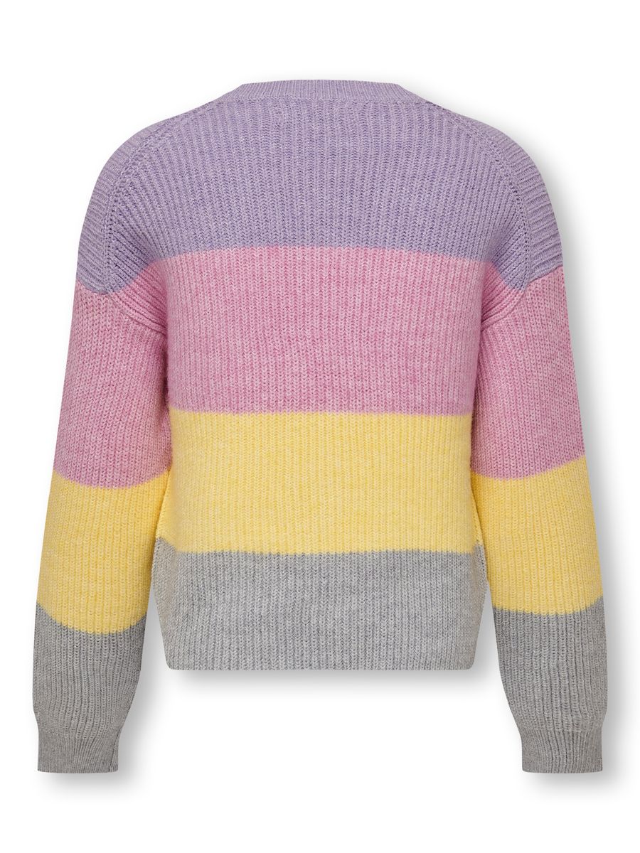 KOGSANDY L/S STRIPE PULLOVER KNT NO