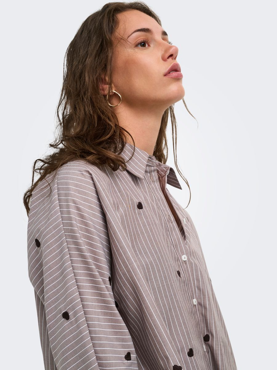ONLNEW LINA GRACE STR EMB SHIRT NOOS WVN