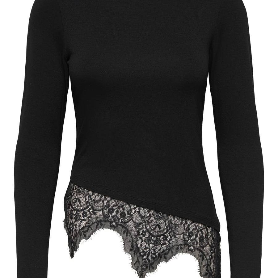 ONLLAILA L/S LACE MIX TOP JRS NOOS