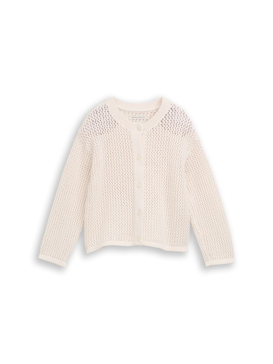 Cardigan mit Blumen-Motiv