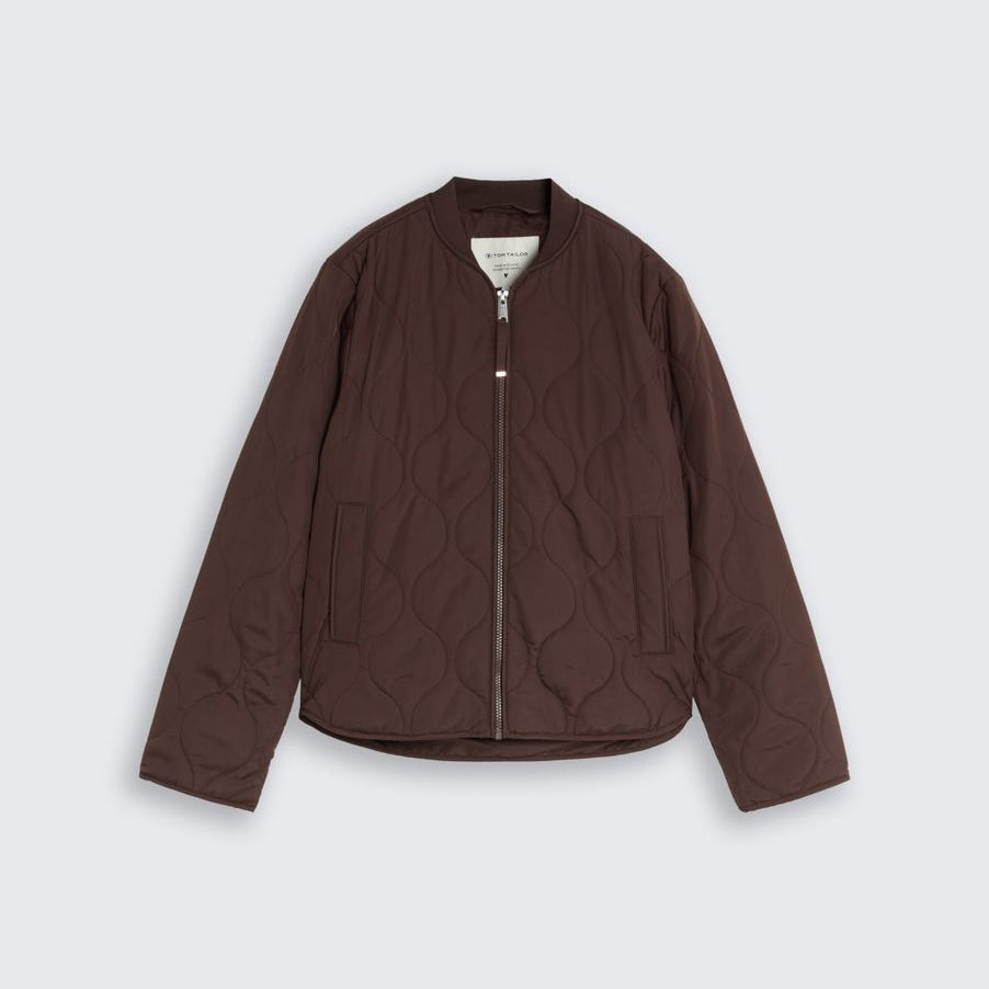 Steppjacke mit Bomberkragen