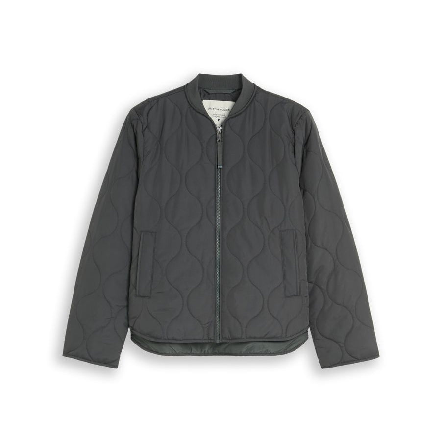 Steppjacke mit Bomberkragen