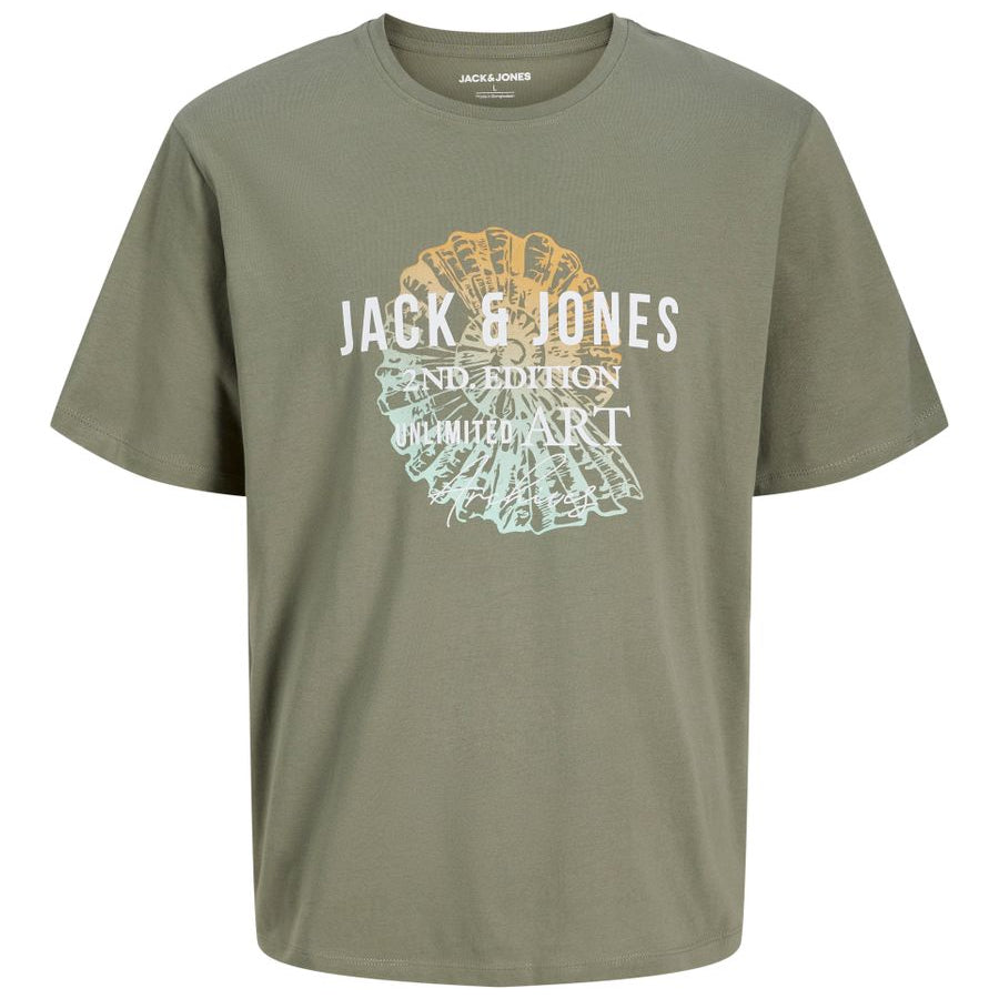 JJGRADIENT PRINT TEE SS CREW NECK LN