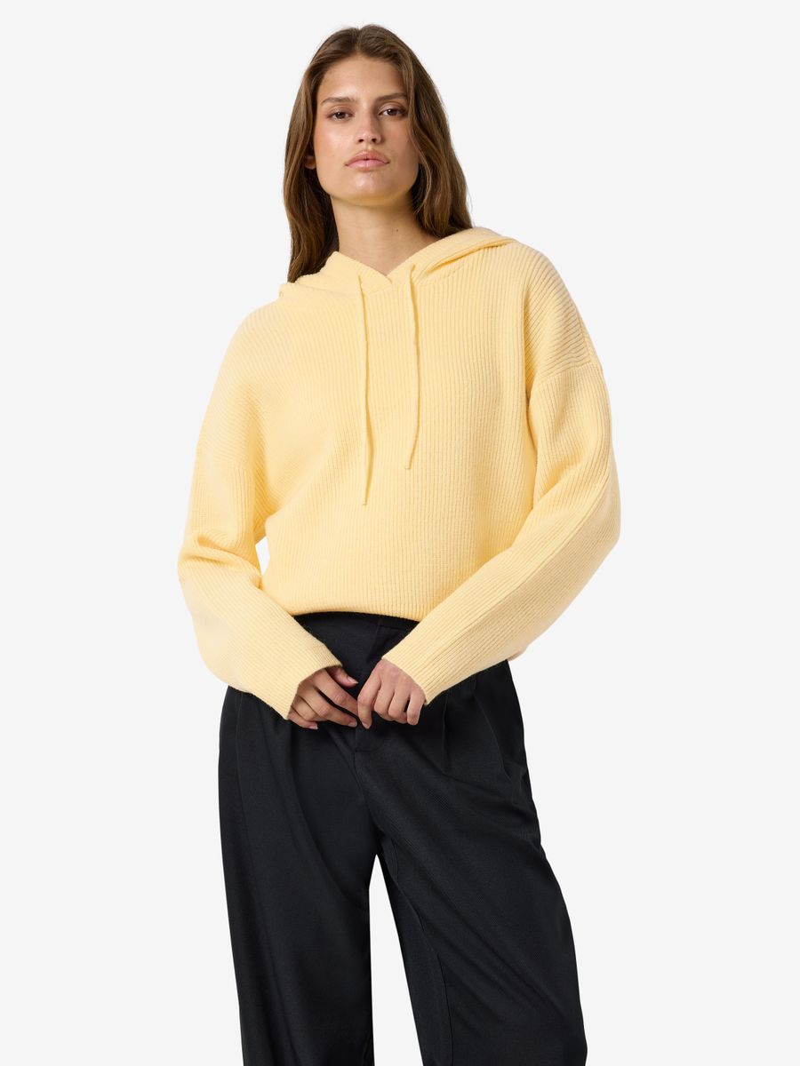 NMPEARL L/S KNIT HOODED KNIT
