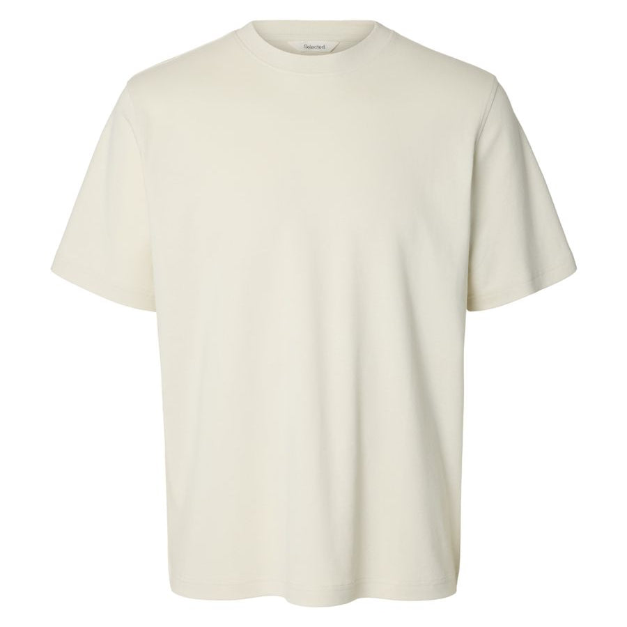SLMTAJ MID WGT PEACH SS O-NECK TEE NOOS