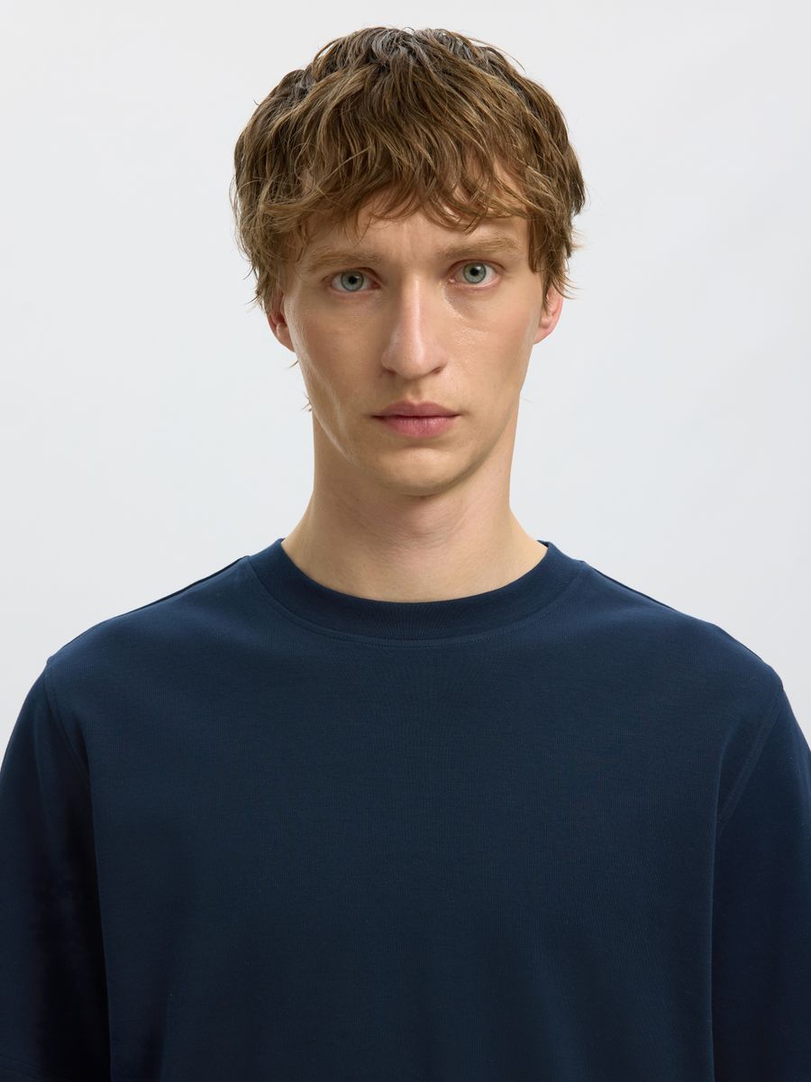 SLMTAJ MID WGT PEACH SS O-NECK TEE NOOS