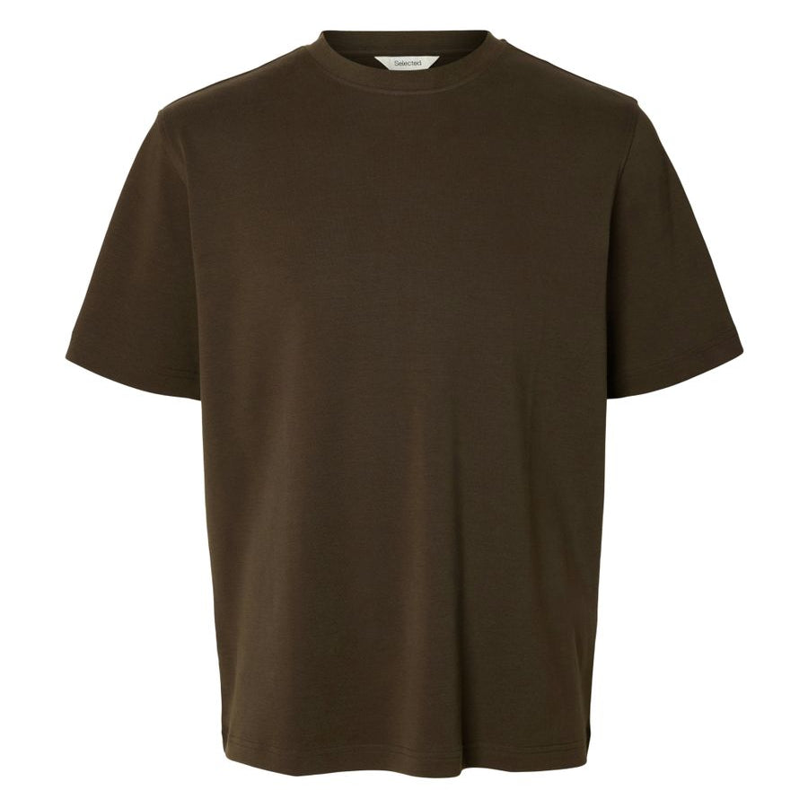 SLMTAJ MID WGT PEACH SS O-NECK TEE NOOS