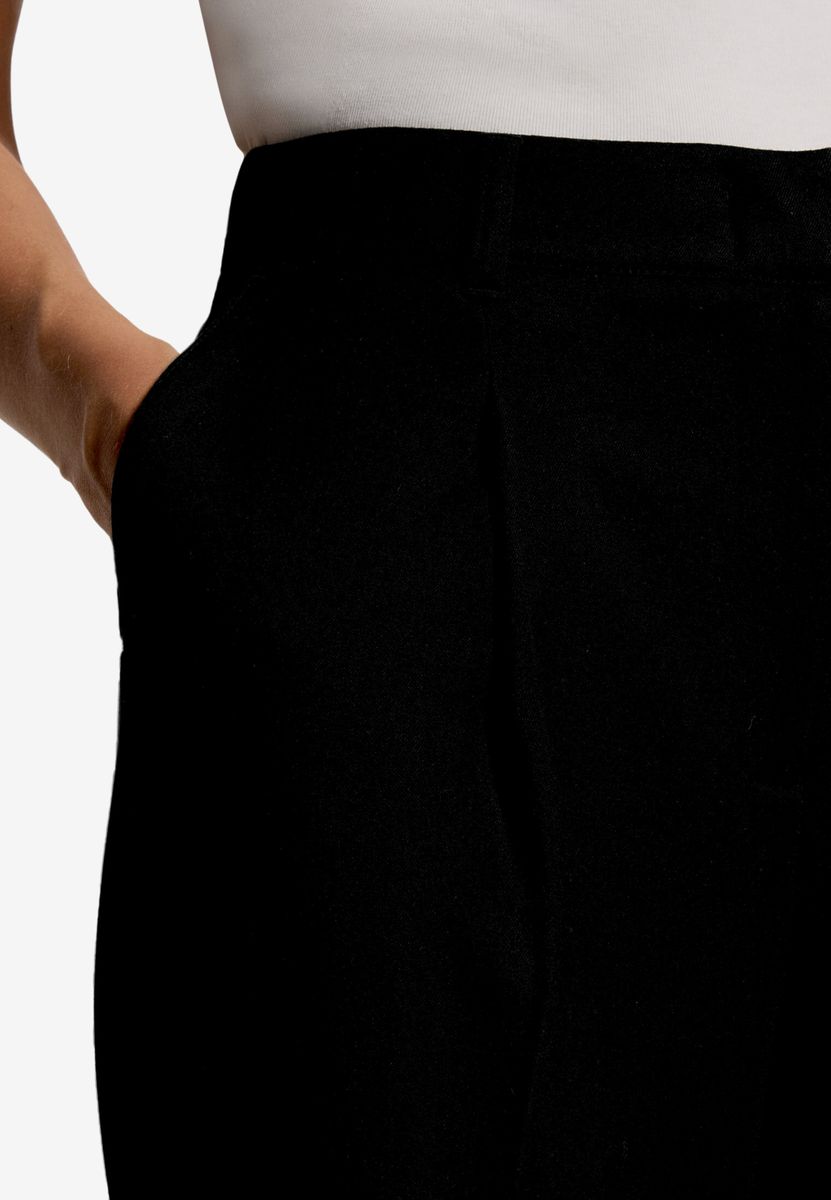 Businesshose mit Bundfalten