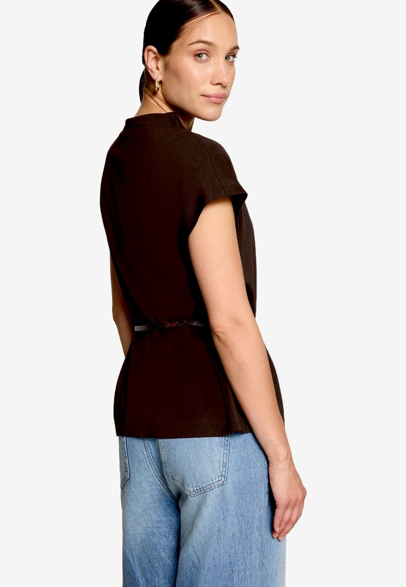 T-Shirt mit Gürtel