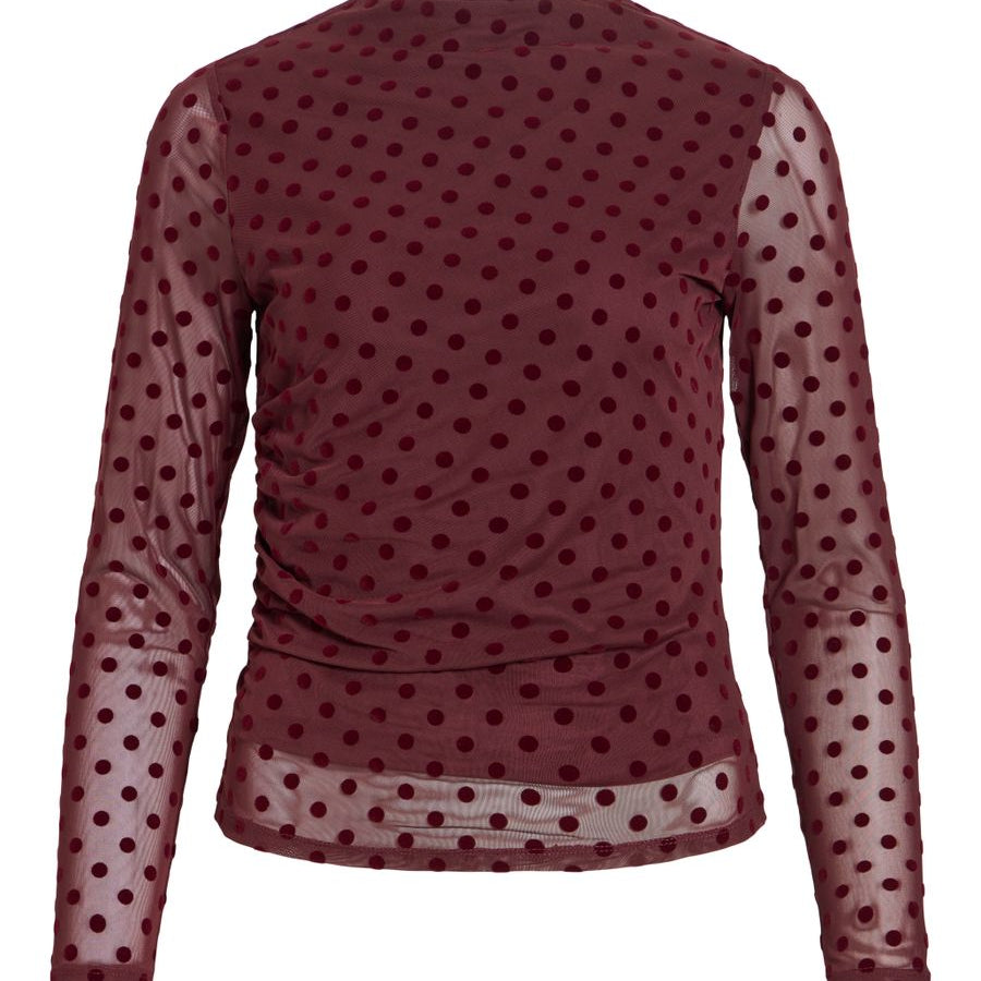 VIRIKKE L/S FUNNEL NECK TOP - NOOS