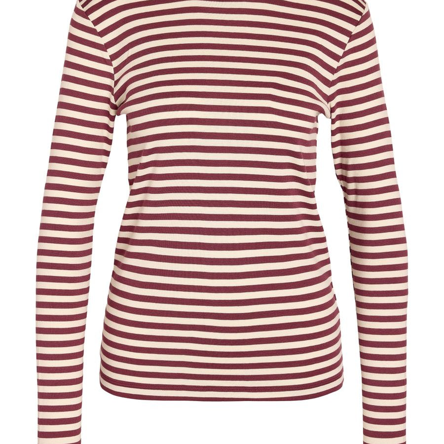 NMSTORMI L/S O-NECK RIB TOP