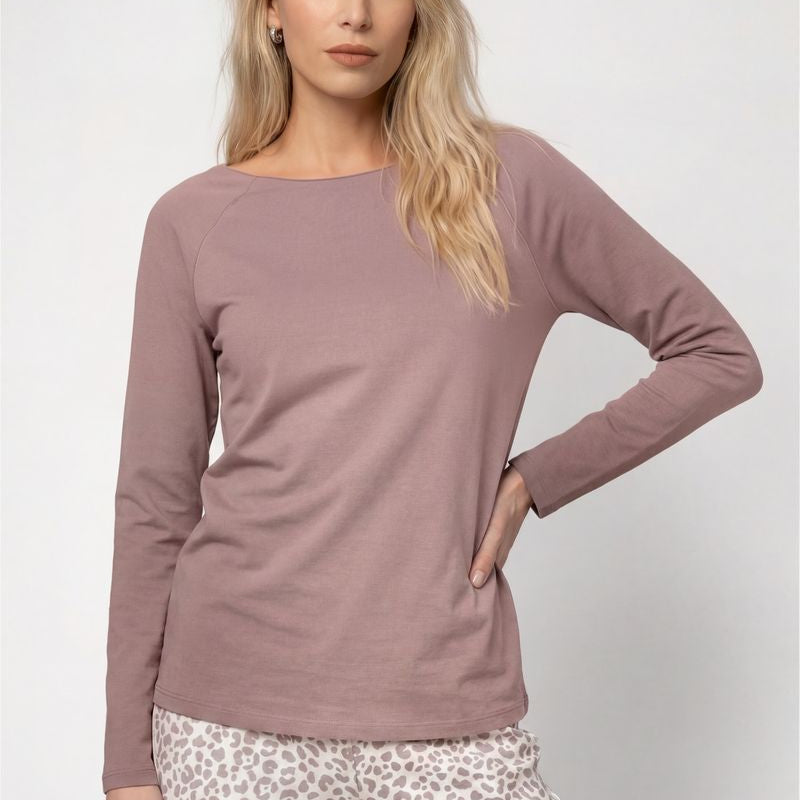 Basic-Langarmshirt