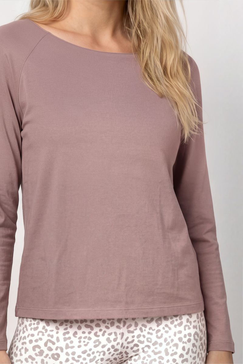 Basic-Langarmshirt
