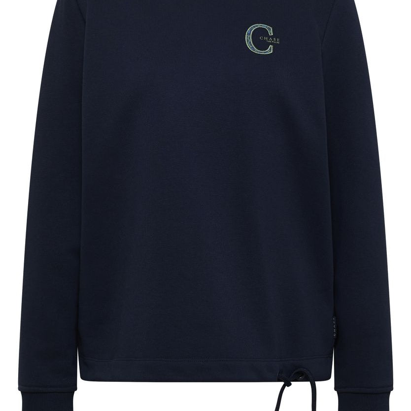 Sweatshirt mit Rundhals und Tunnelzug