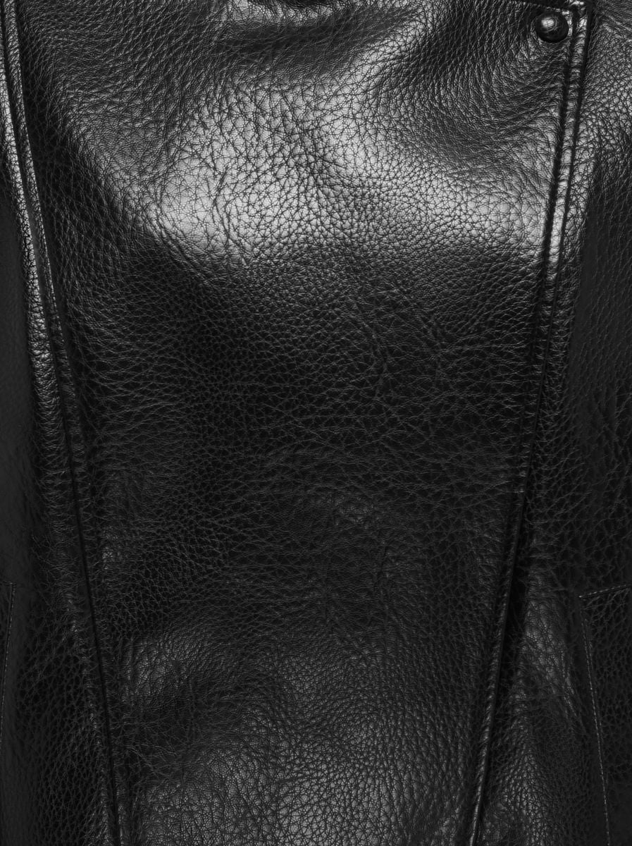JDYRAYE PU OVERSIZED BOMBER JACKET PNT