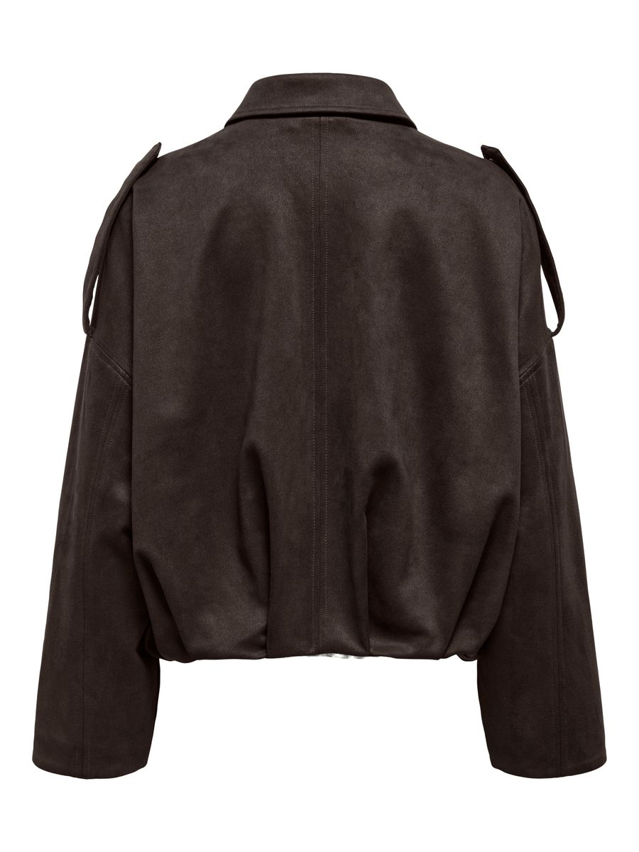 ONLMOON-STINA FAUX SUEDE BOMBER PNT NOOS