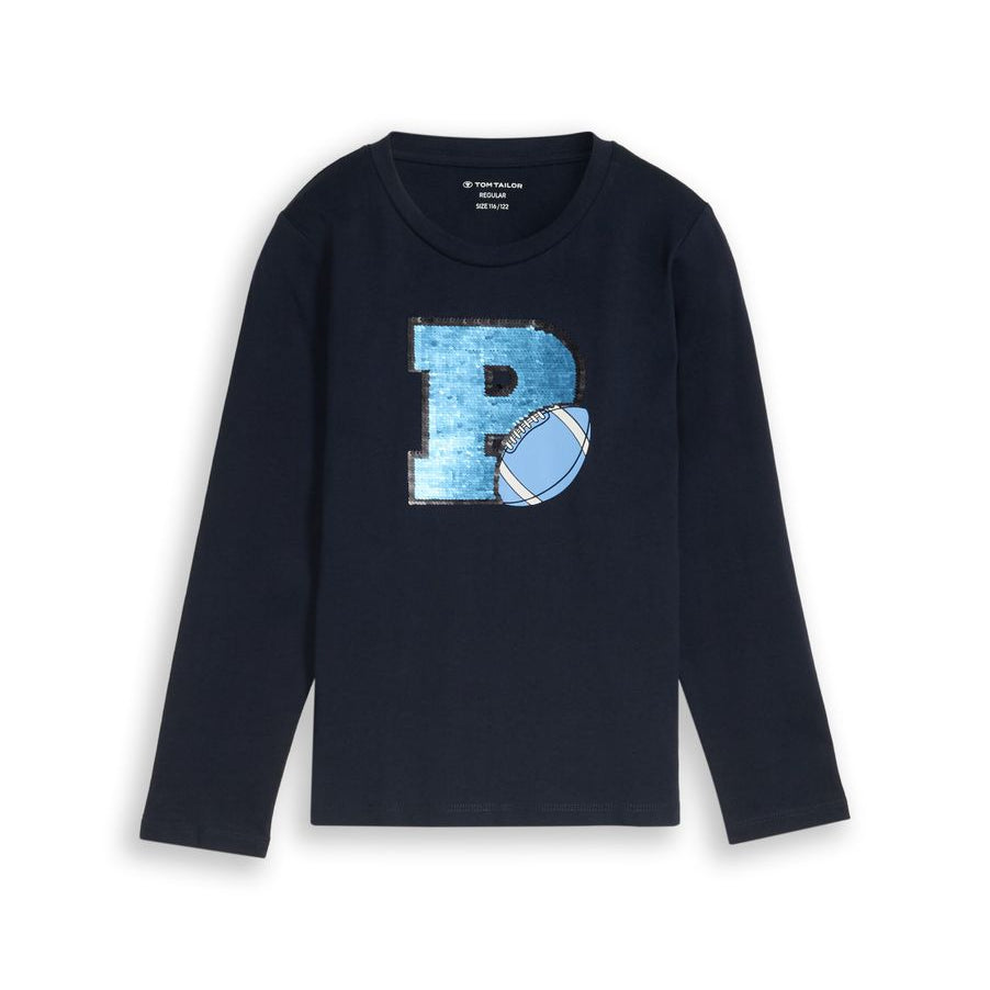 Langarmshirt mit interaktivem Print
