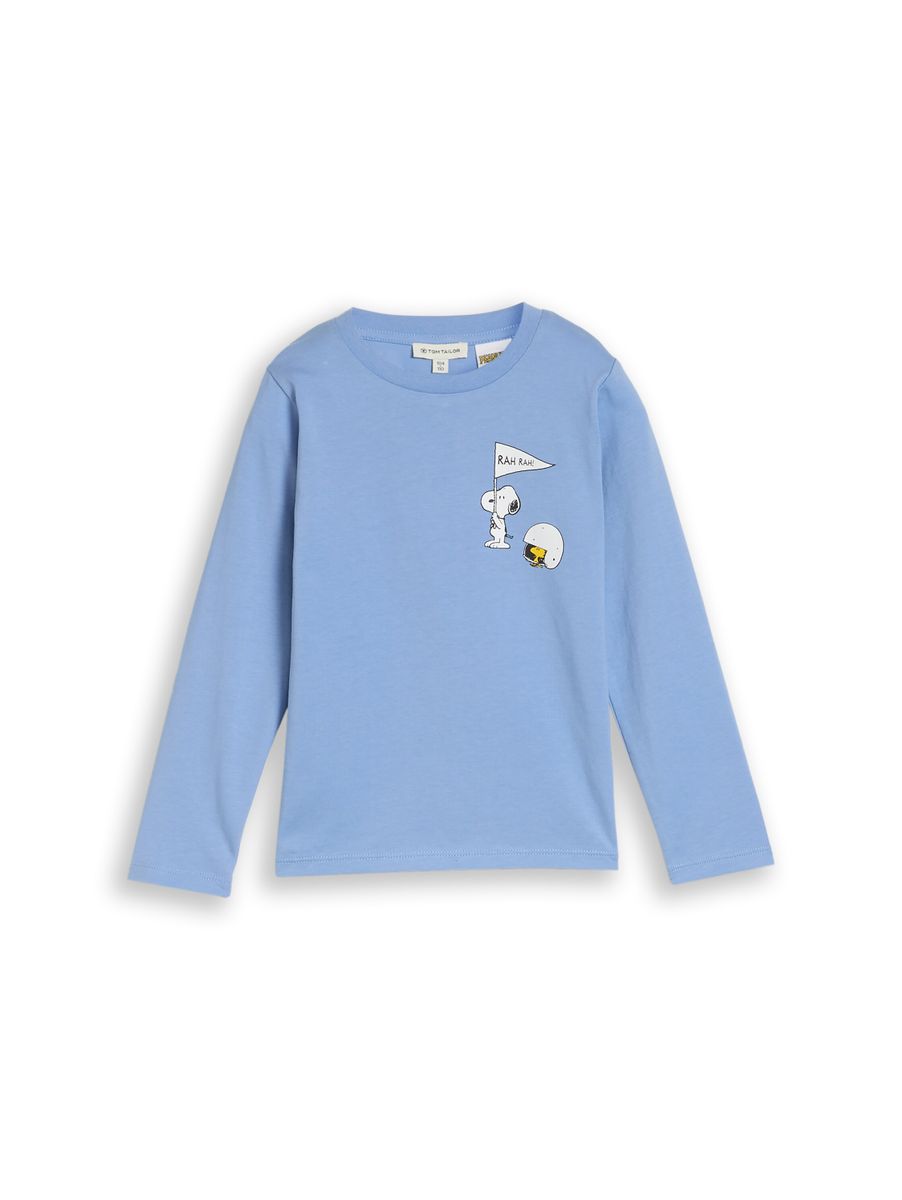 Langarmshirt mit Peanuts-Rückenprint