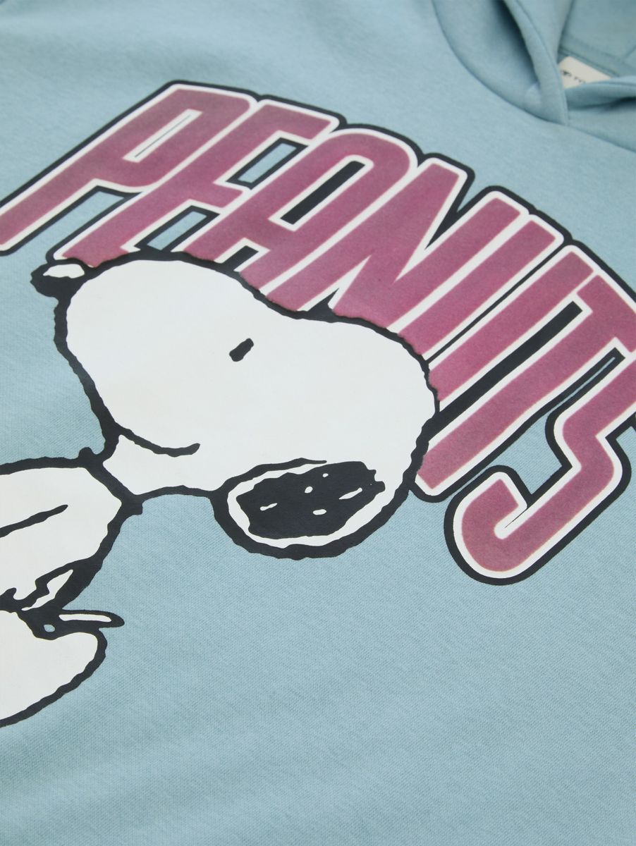 Oversize Hoodie Sweatshirt mit Snoopy-Print
