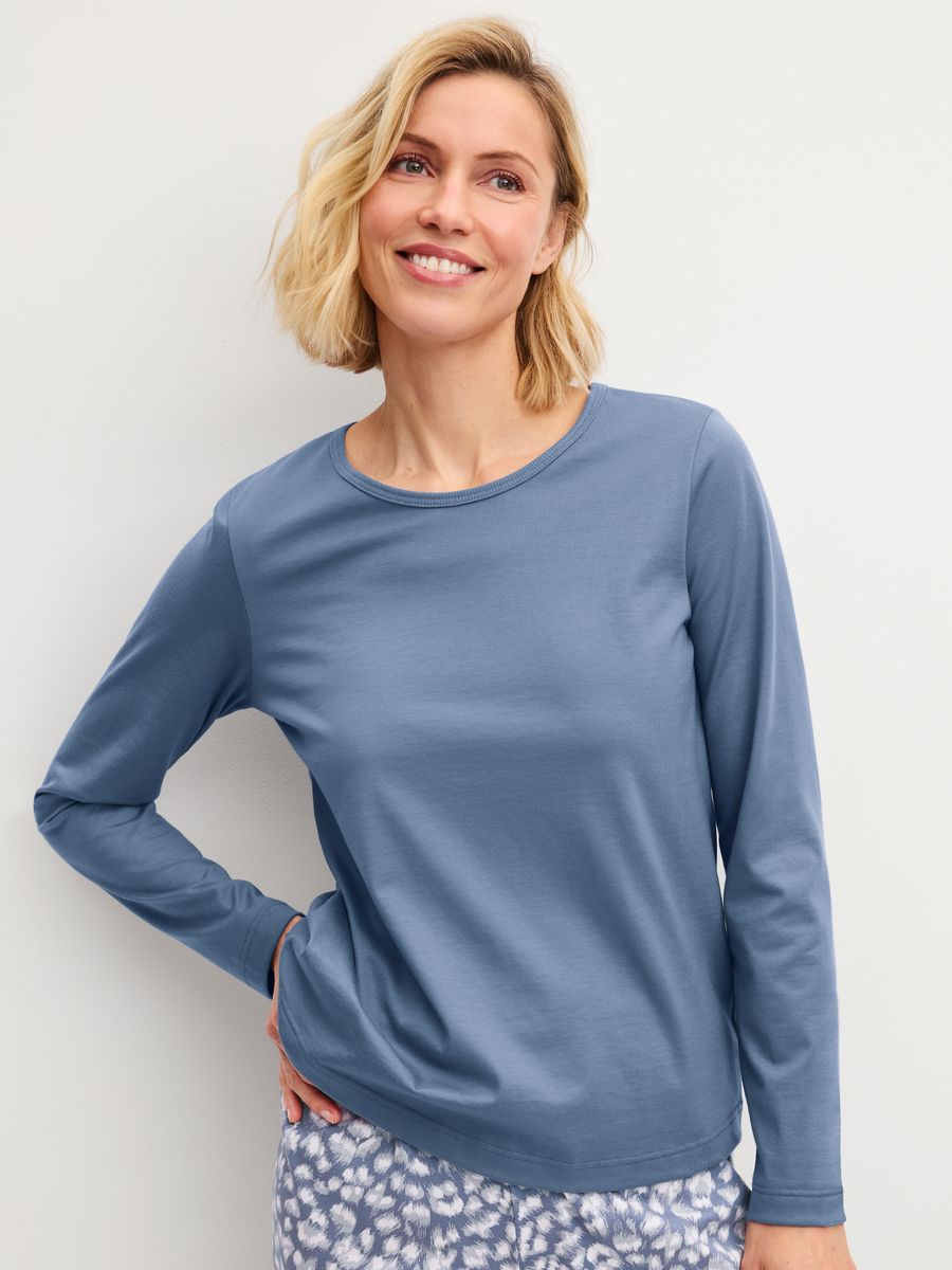 DAMEN Shirt langarm