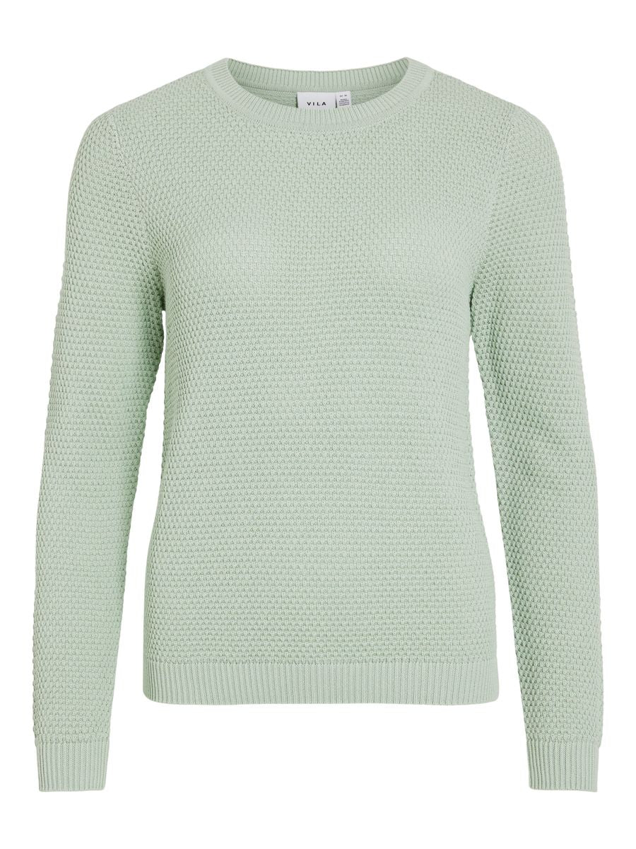 VIDALO O-NECK L/S KNIT TOP- NOOS