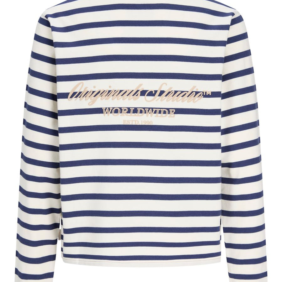 JORNORREBRO STRIPE TEE LS CREW NECK JNR