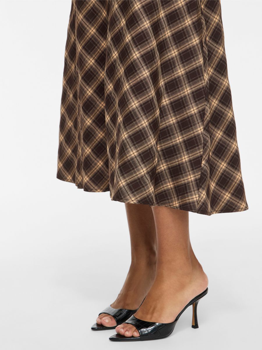 VILENE CHECK ANKLE SKIRT/SPI