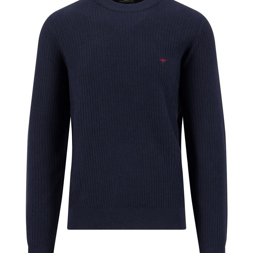 O-Neck, ribbed