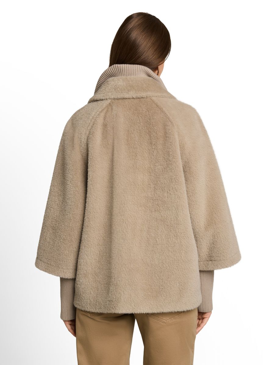 Cosy Cape Jacke im 2-in-1-Look