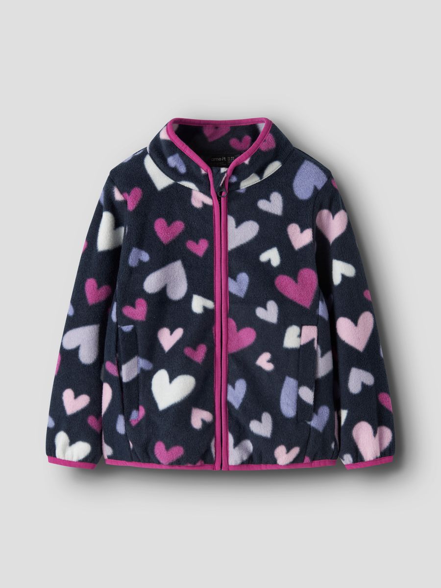 NMFMEEKO FLEECE JACKET AOP2 NOOS