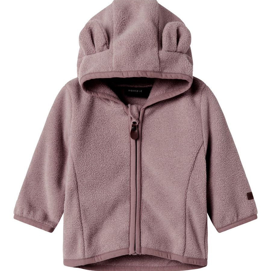NBNMEEKO FLEECE JACKET MELANGE NOOS