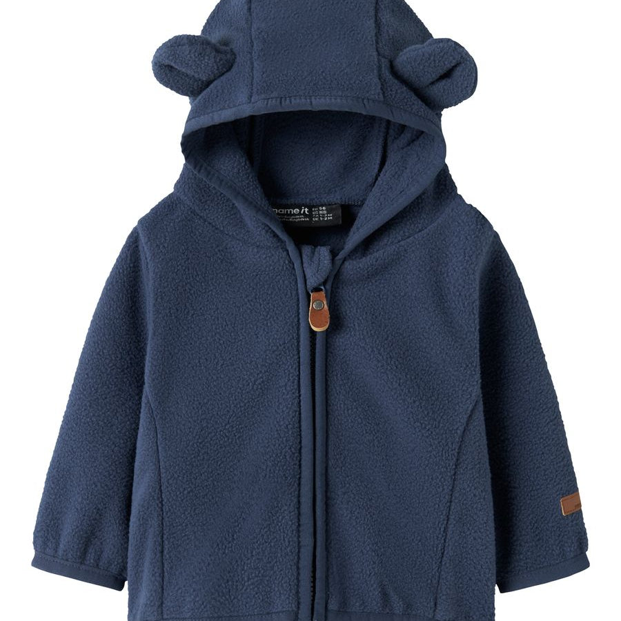 NBNMEEKO FLEECE JACKET MELANGE NOOS