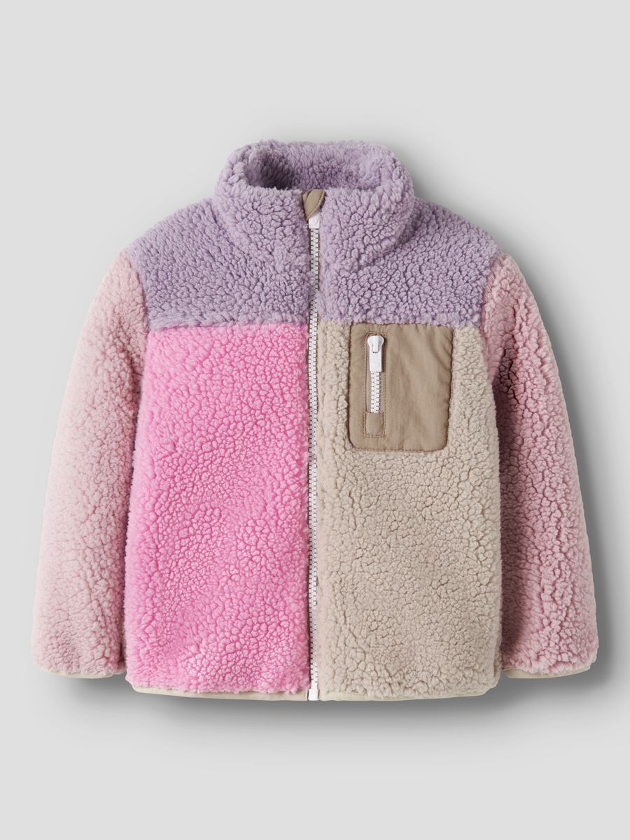 NMFMONICA TEDDY JACKET BLOCK
