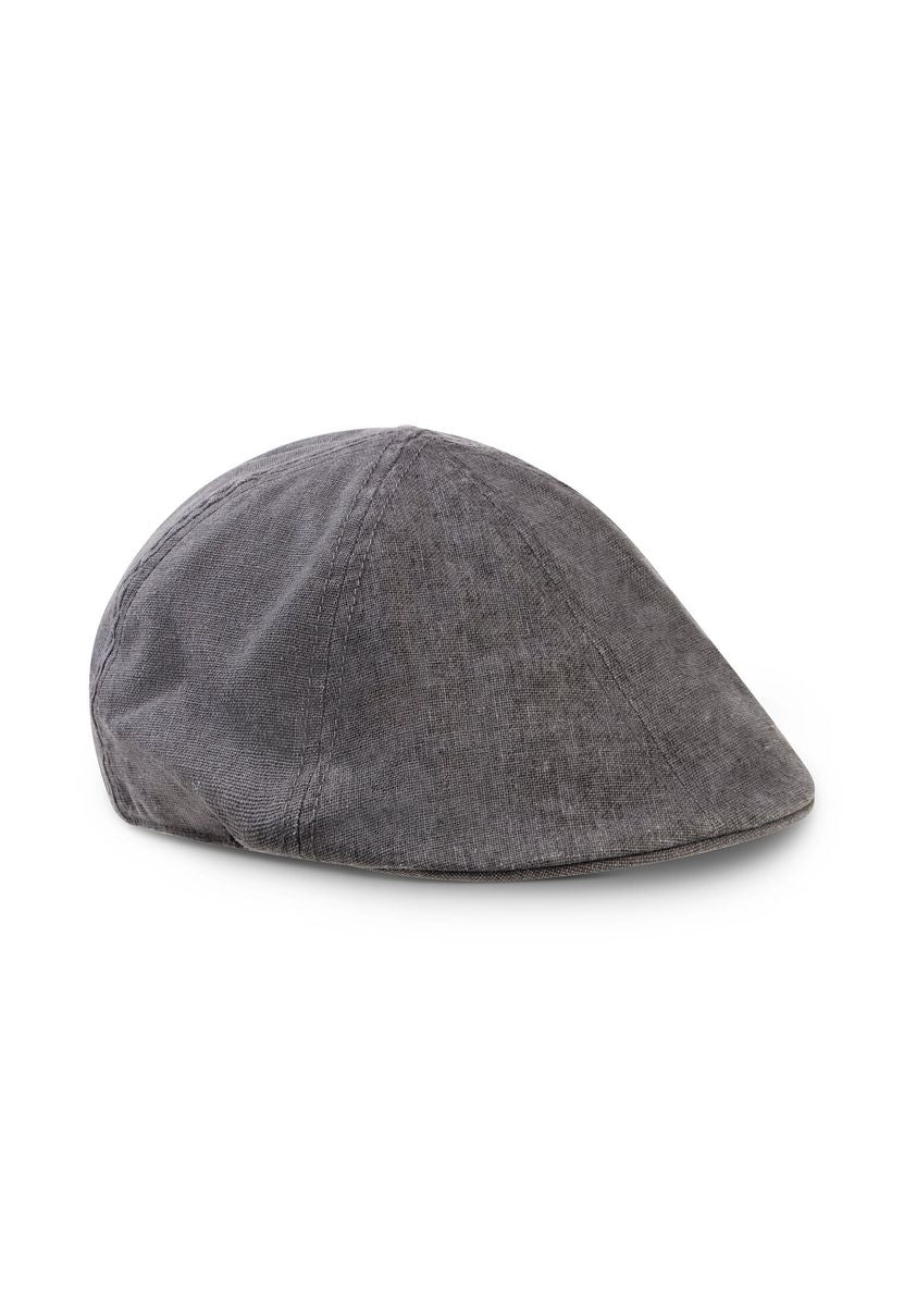 Flat Cap aus Leinen-Mix