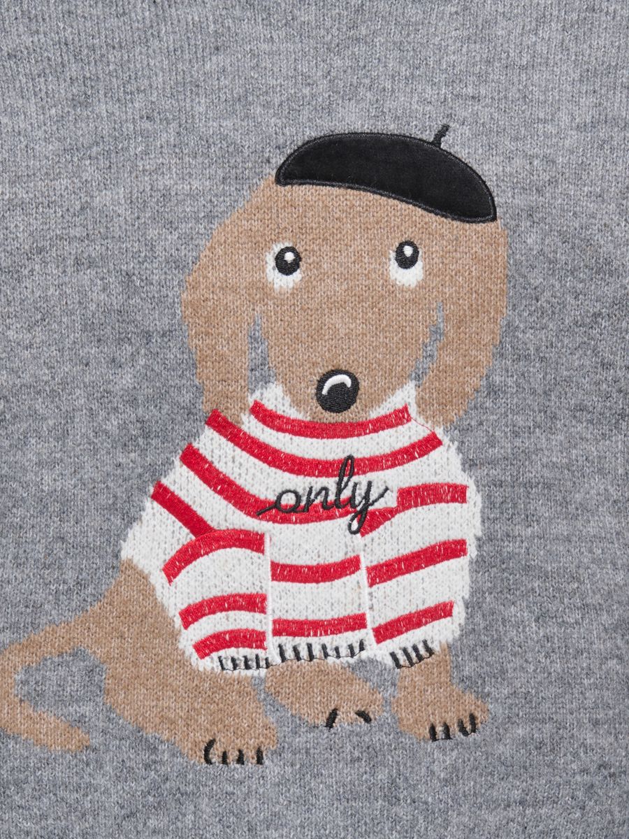 KOGTEDDY L/S PULLOVER KNT NOOS